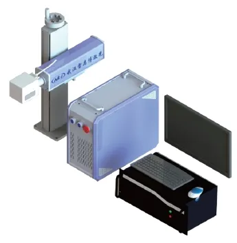 Handheld Fiber Laser Metal Marking Machine 20W 30W 50W